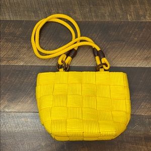 Vintage M & G Bertini, made in Italy, weave purse